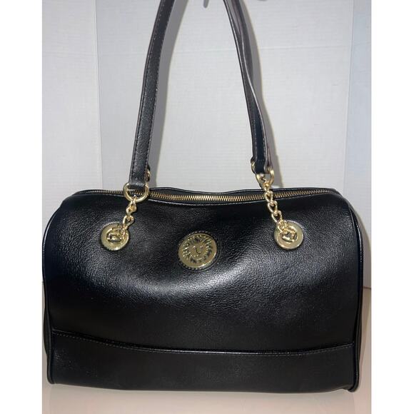 Anne Klein Black Satchel Purse - Beautiful & Classy - Picture 1 of 13